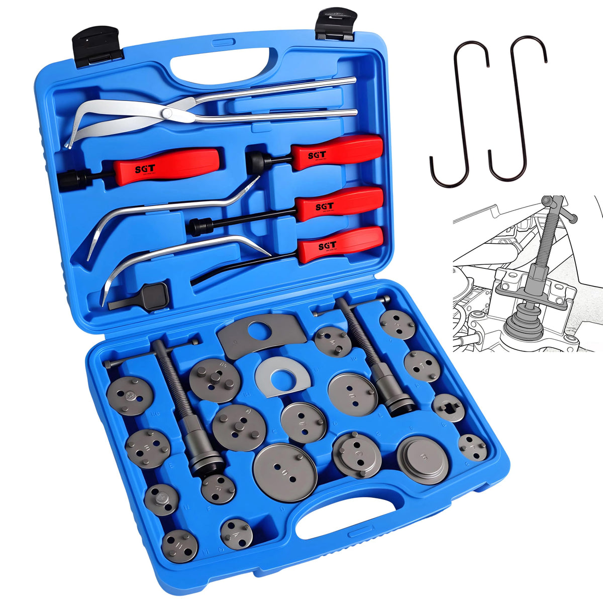 32pc Brake Tool Kit M3096