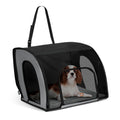 Dog Car Seat, Medium, Gray/Black A603770