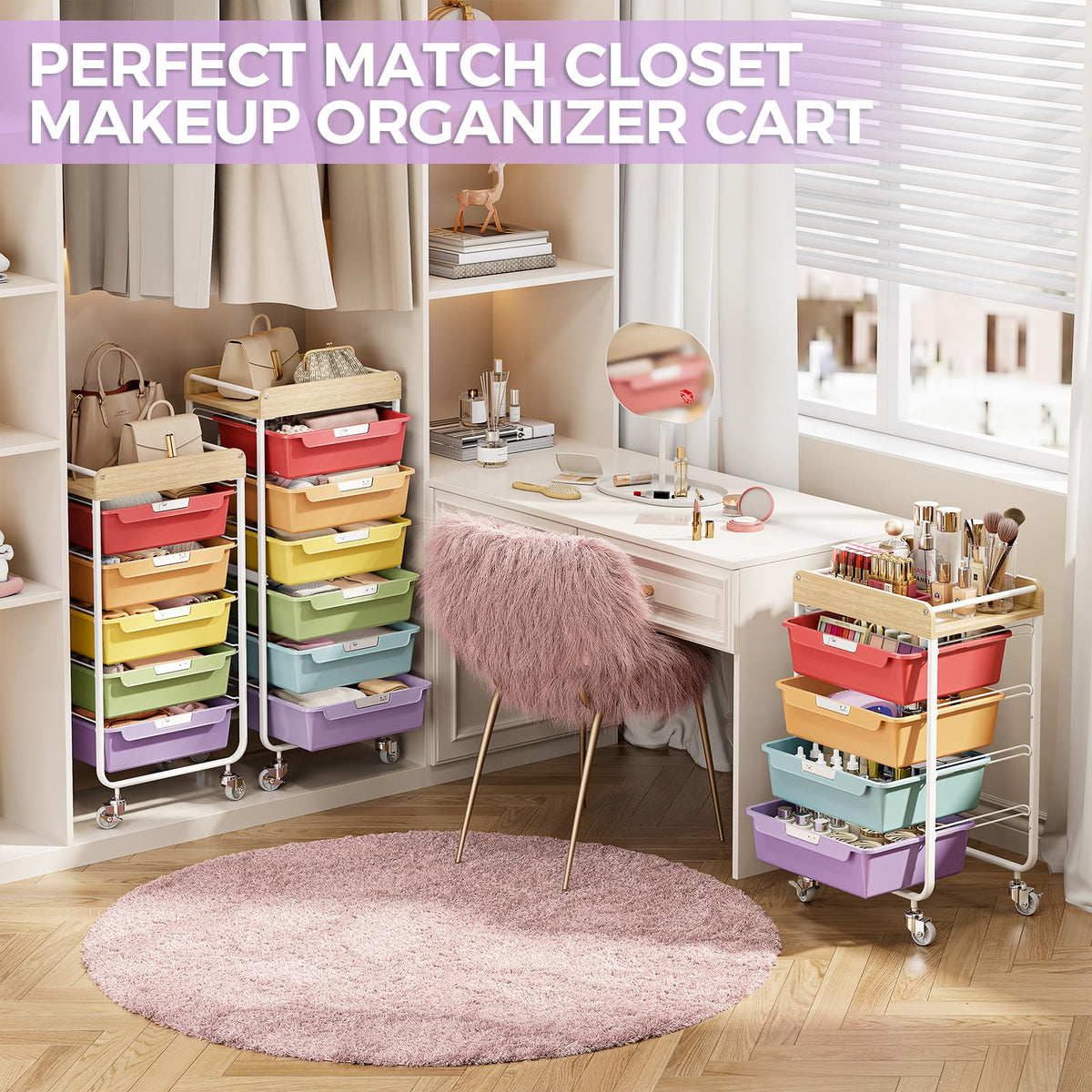 Utility Storage Cart with Drawer R92409