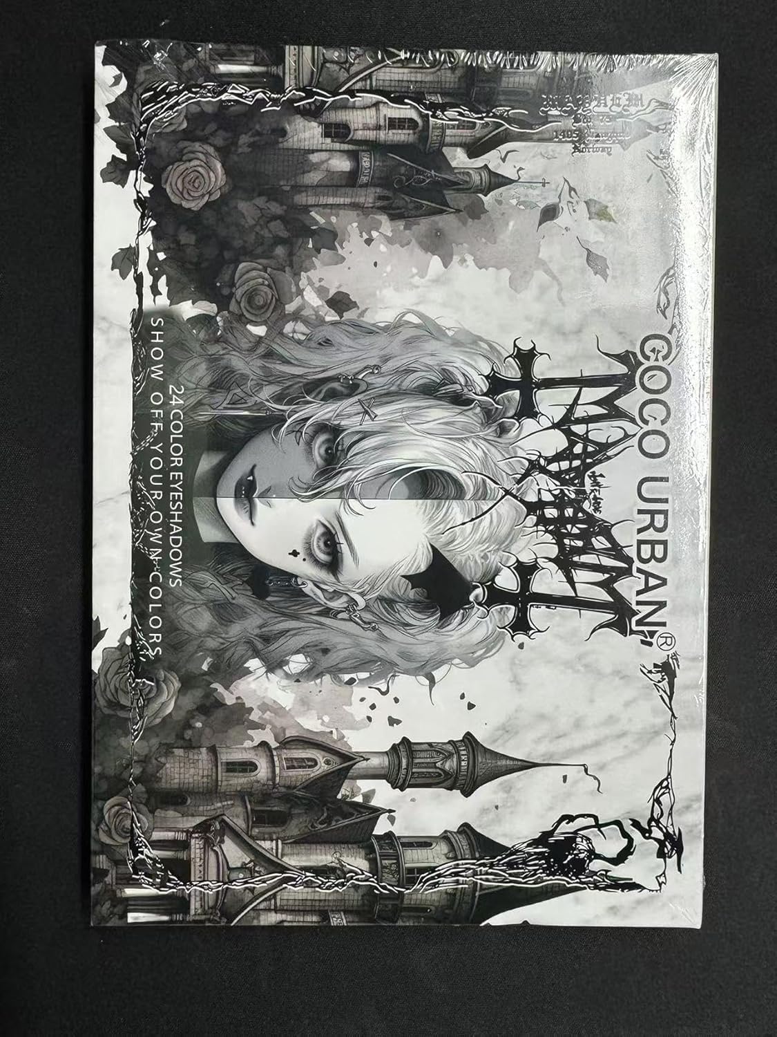 Black Grey Smokey Eyeshadow Palette P94278