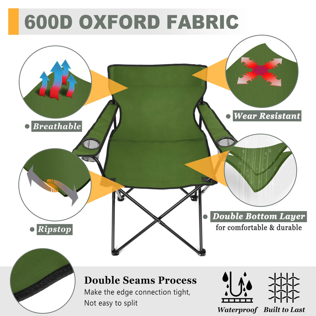 Camping Chairs Olive Green E3689