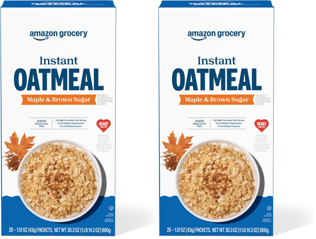 Maple & Brown Sugar Instant Oatmeal, 1.51 Oz, Pack of 40 X137102