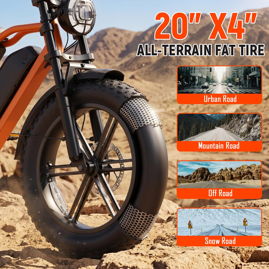 Electric Bike 2000W Peak Motor 48V Removable Battery X400417