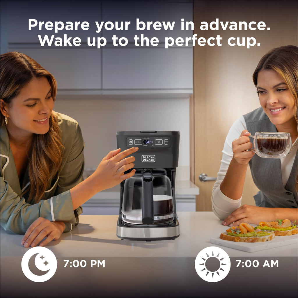 12-Cup Programmable Coffeemaker E105