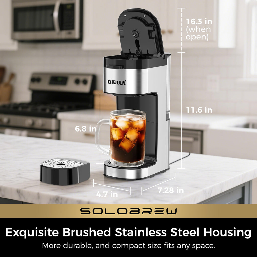 Single Serve Coffee Maker with Ground Filter O616