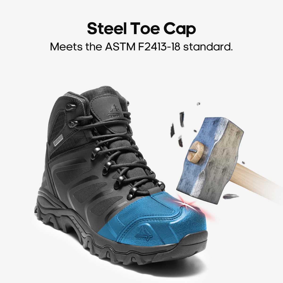 Waterproof Steel Toe Work Boots P8362