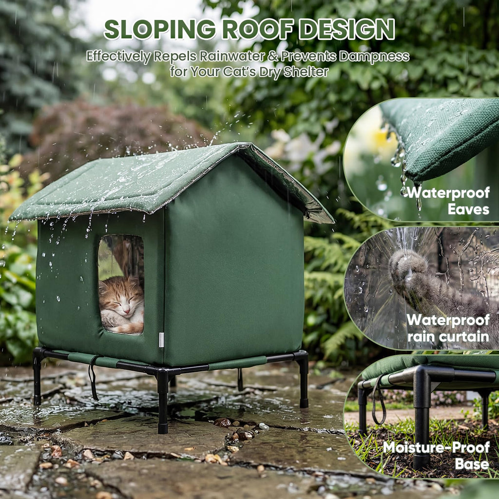 Weatherproof Insulated Cat Shelter S4138