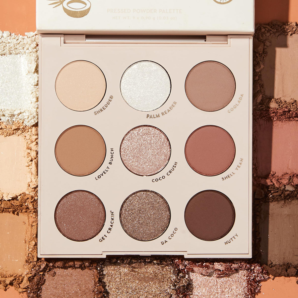Cool-Toned Neutral Eyeshadow Palette 0.3 oz O7740