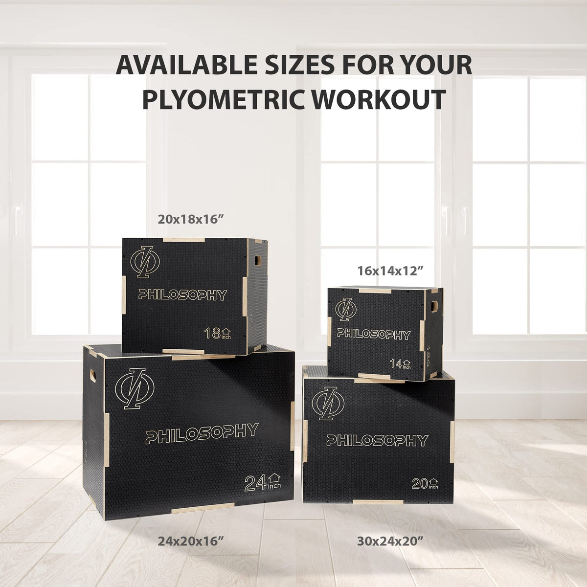 Wooden Plyo Box H4364