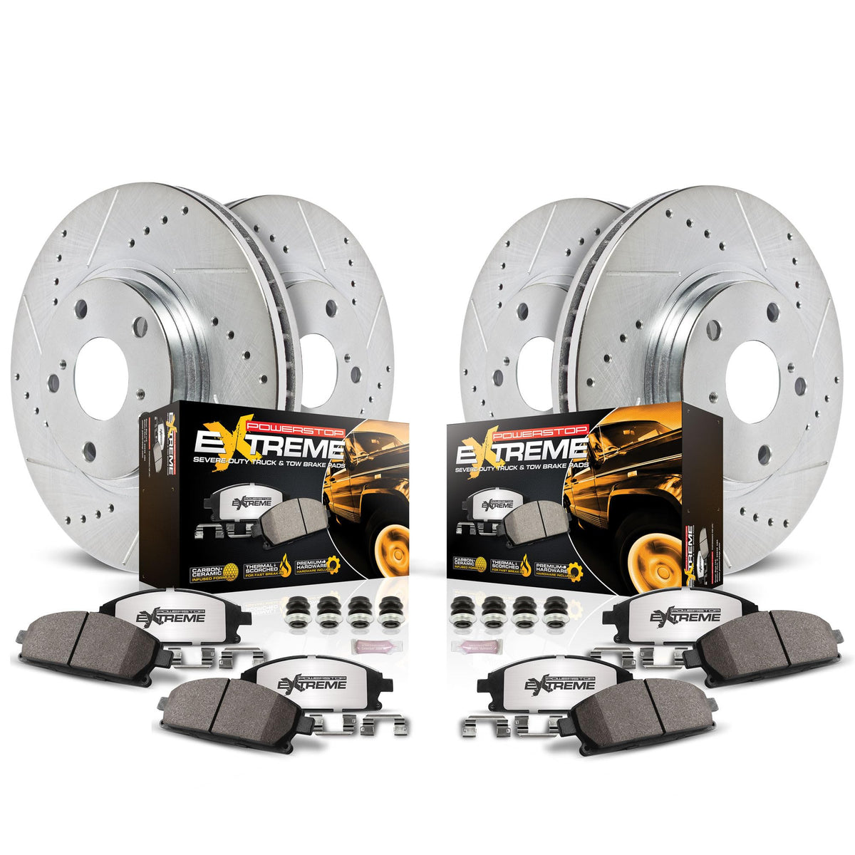 Brake Pad & Rotor Kit Front & Rear V212