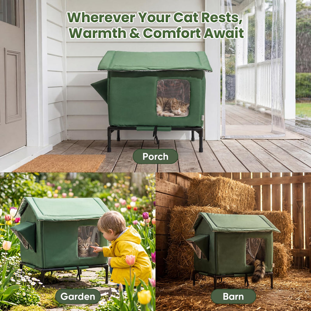 Weatherproof Insulated Cat Shelter S4138