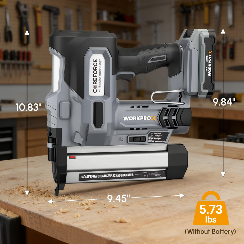 20V Cordless 18 Gauge 2-in-1 Nail & Staple Gun L78488