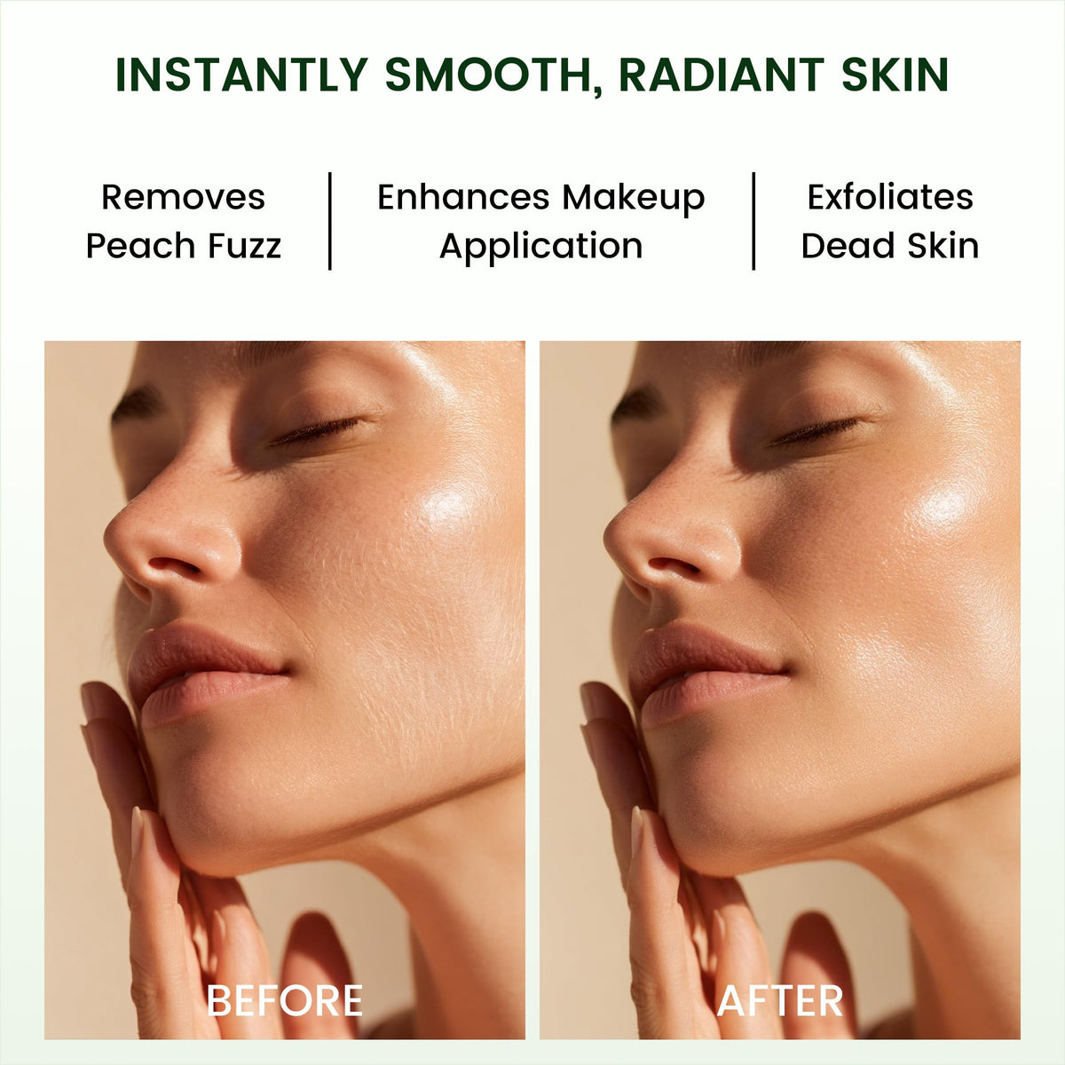 Green Electric Facial Razor H15660