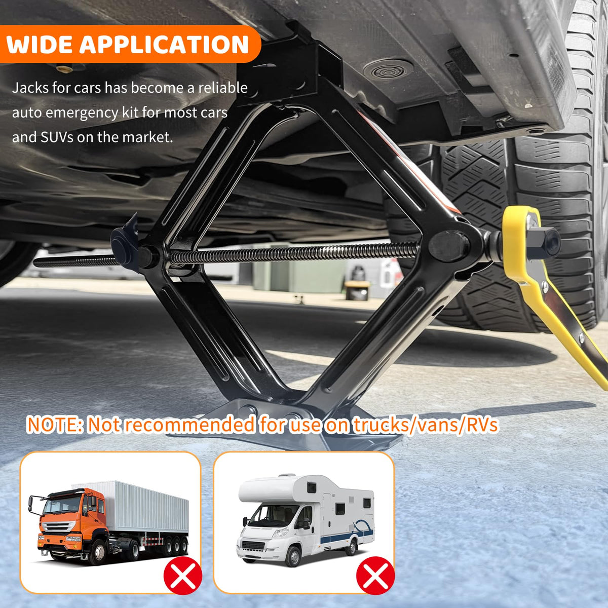 Heavy Duty Scissor Jacks Car Set H488721