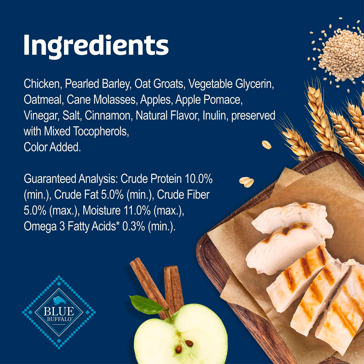 Chicken & Apples Soft & Chewy Treats, 9 oz G412