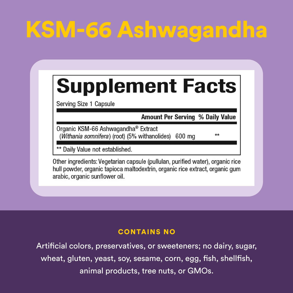 Ashwagandha 600 mg 30 Veg Caps X5205