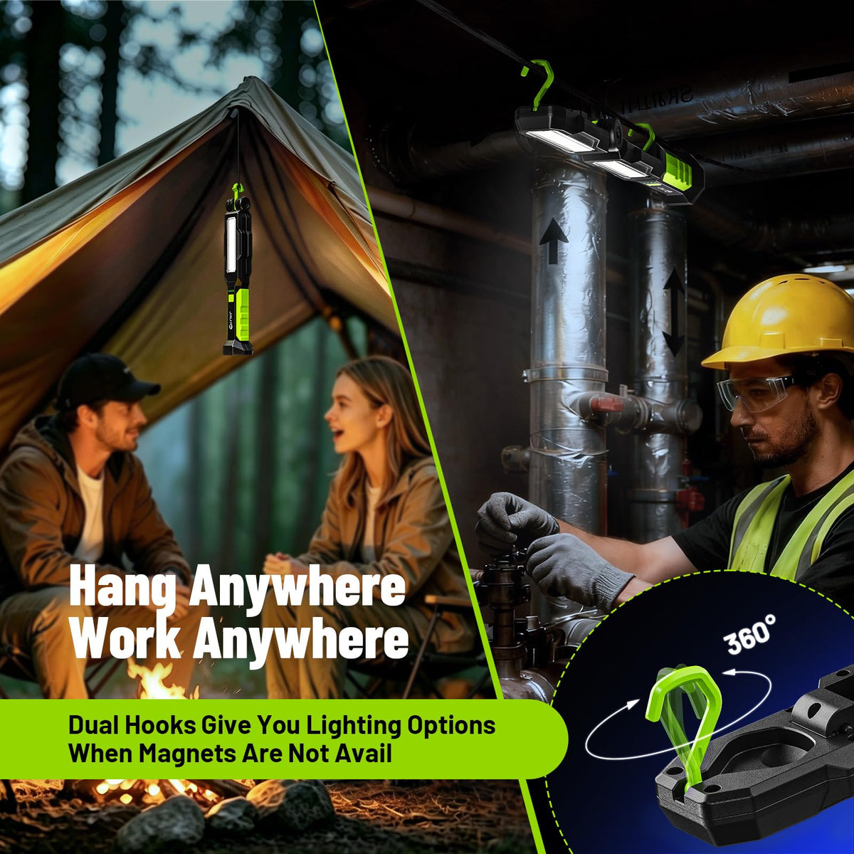 2500LM Rechargeable Magnetic Work Light U559197