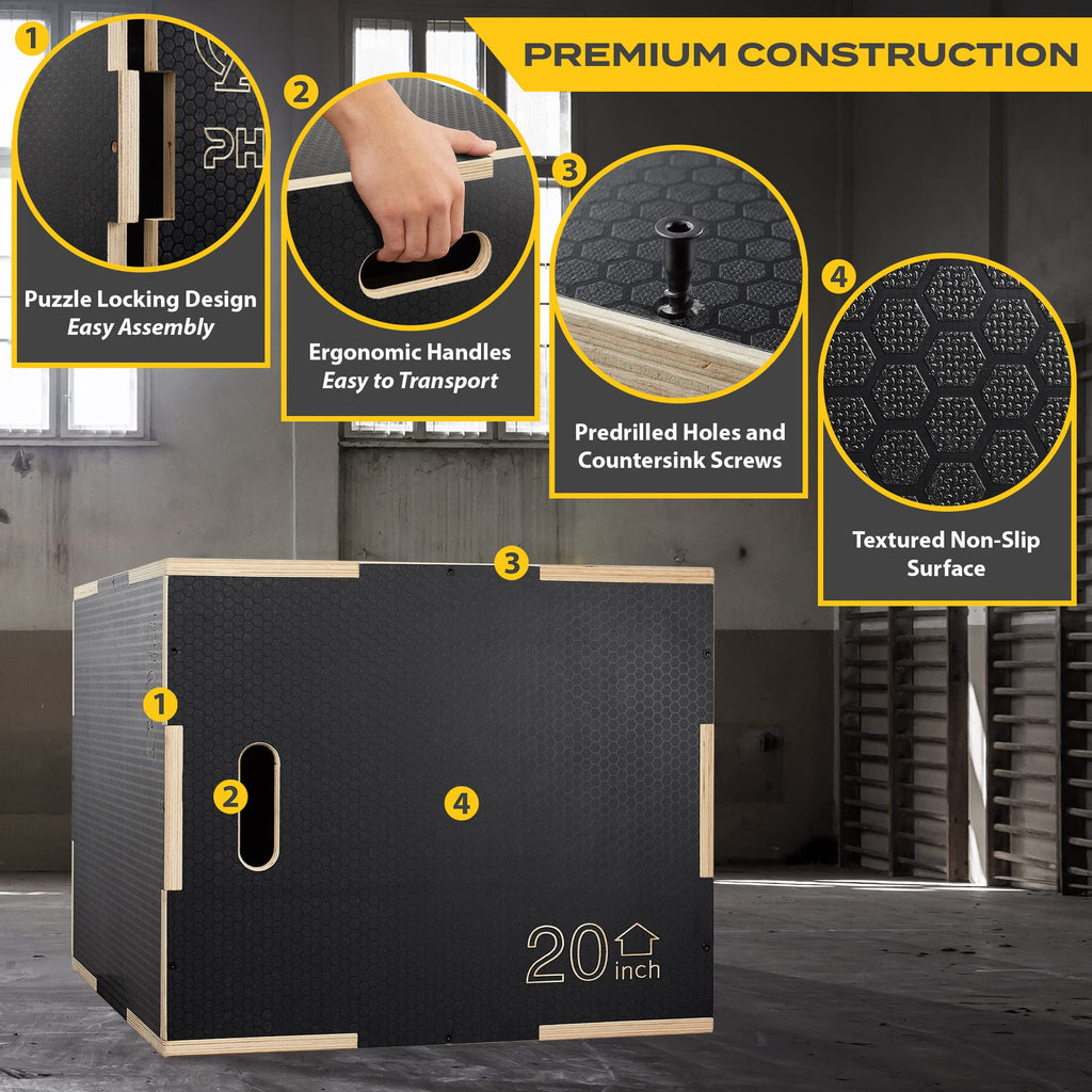 Wooden Plyo Box H4364