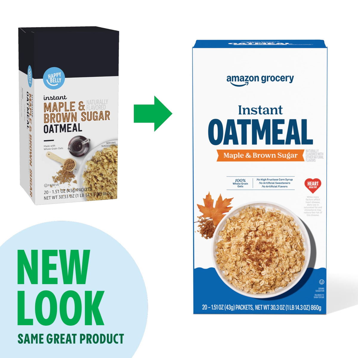 Maple & Brown Sugar Instant Oatmeal, 1.51 Oz, Pack of 40 X137102