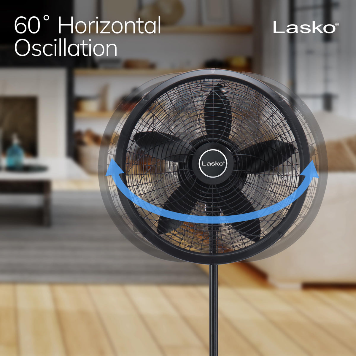Adjustable Pedestal Fan 18” Black J390