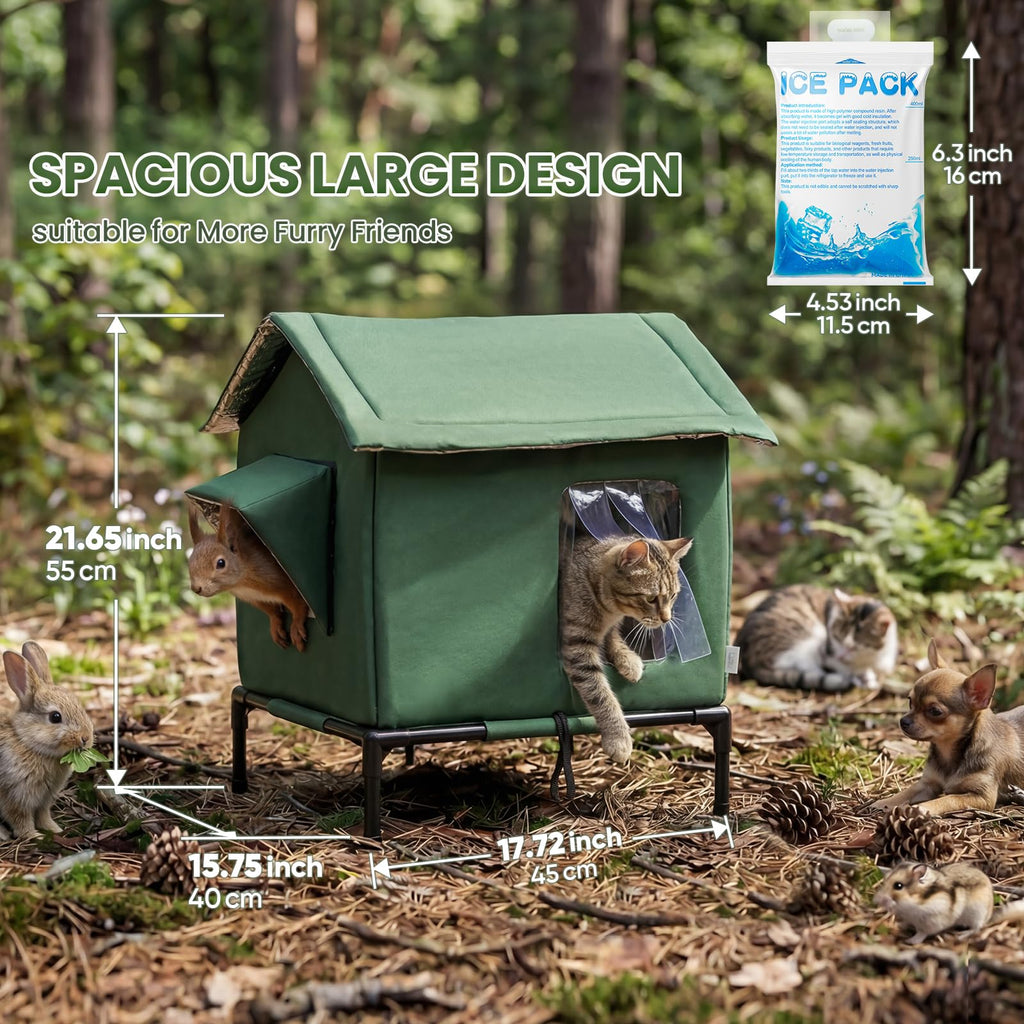Weatherproof Insulated Cat Shelter S4138