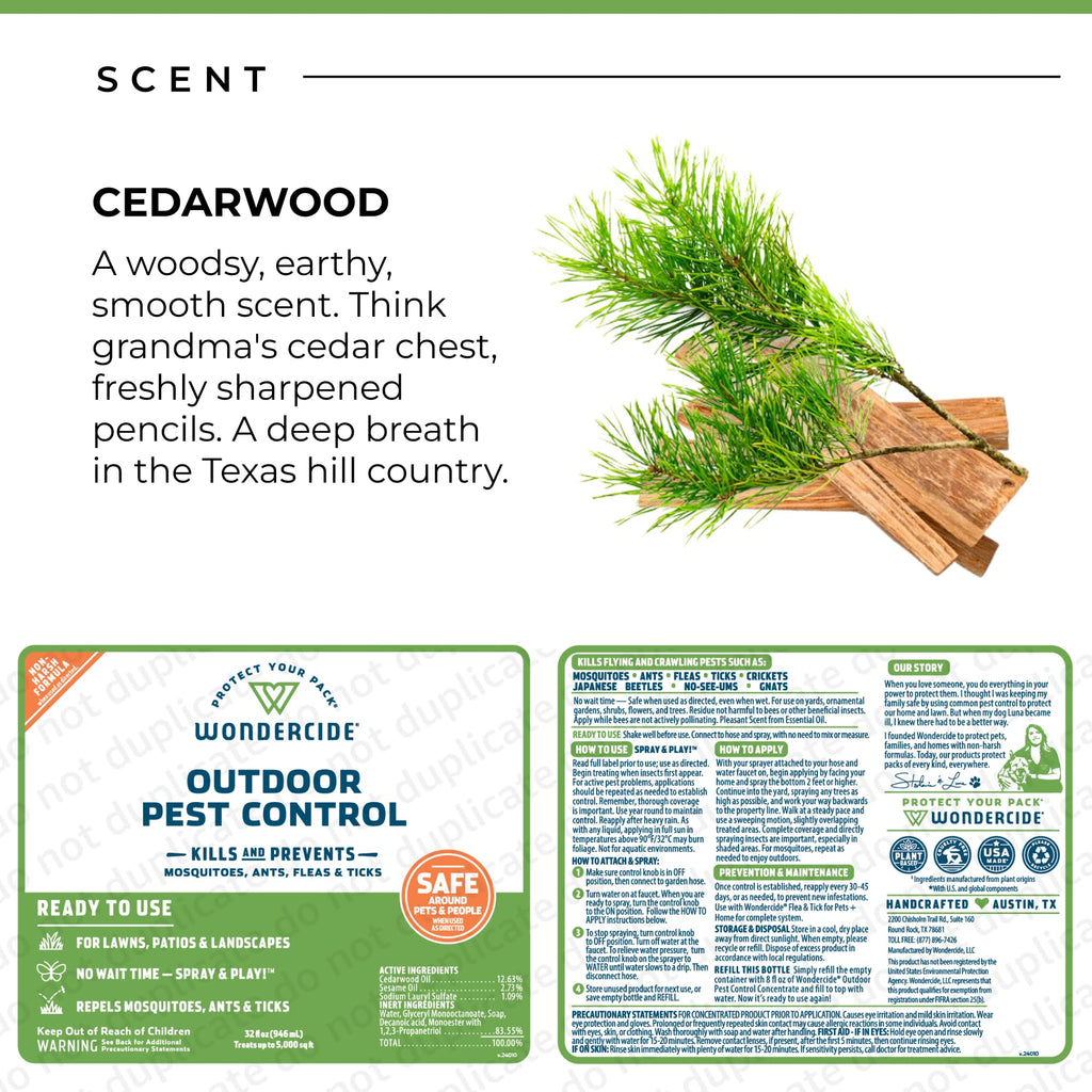 Outdoor Pest Control Spray with Essential Oils 32 oz Z51181