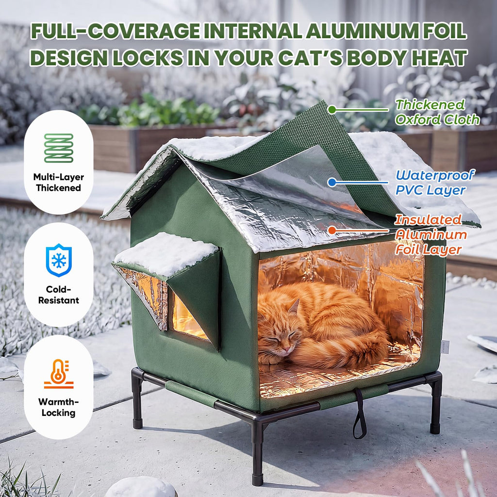 Weatherproof Insulated Cat Shelter S4138
