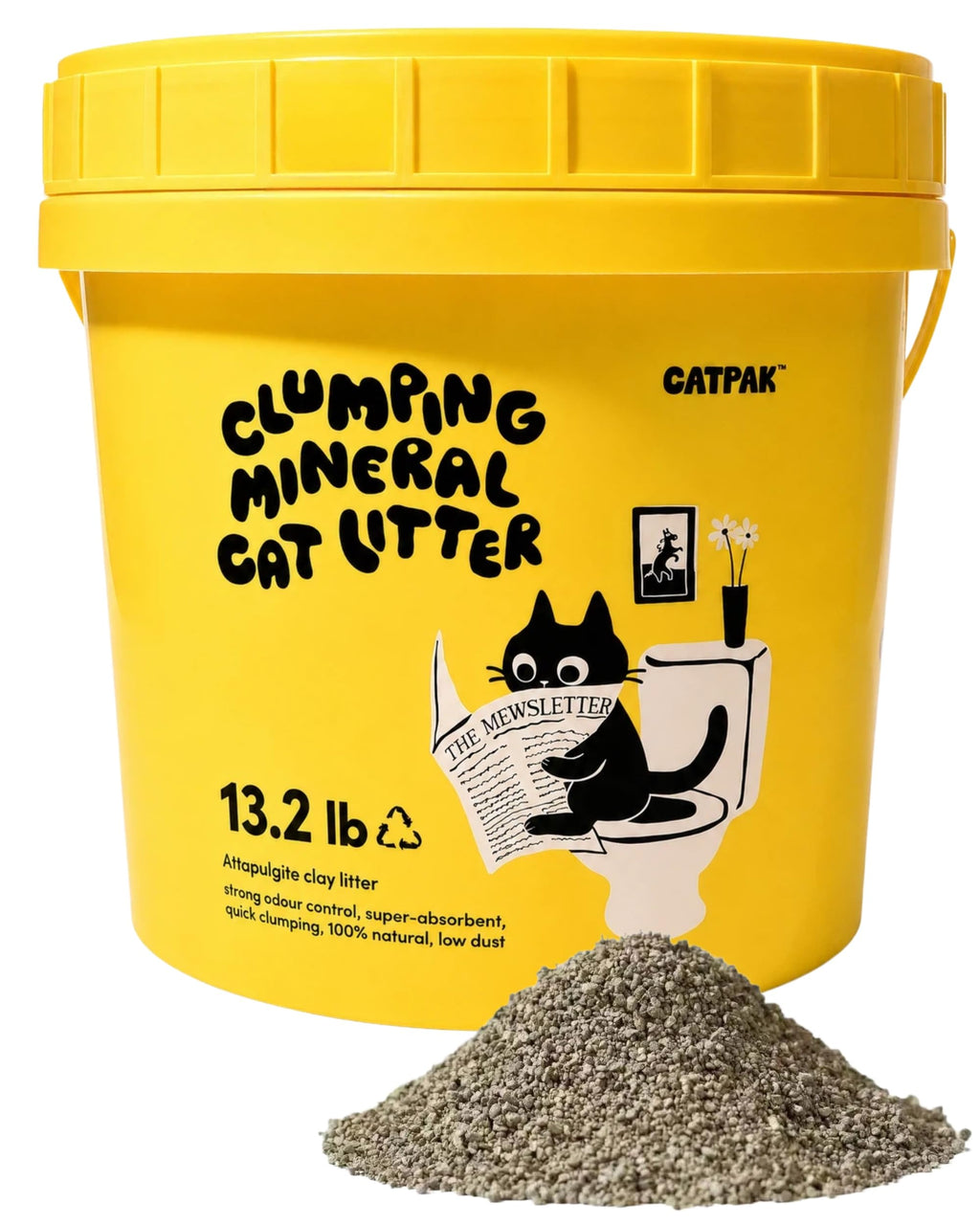 Unscented Low Dust Clumping Mineral Cat Litter 13.2 lb Z624