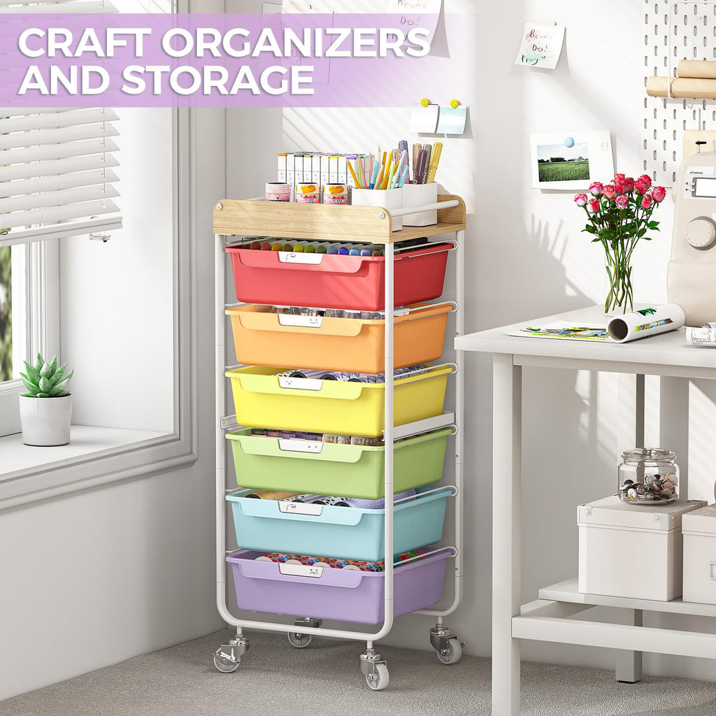 Utility Storage Cart with Drawer R92409