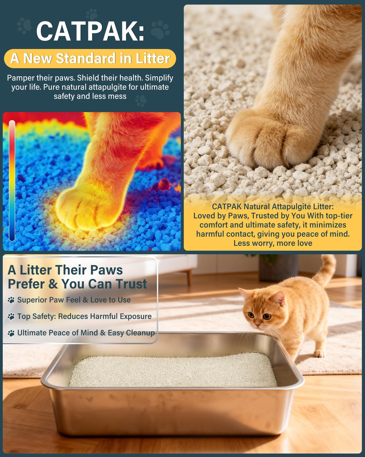 Unscented Low Dust Clumping Mineral Cat Litter 13.2 lb Z624