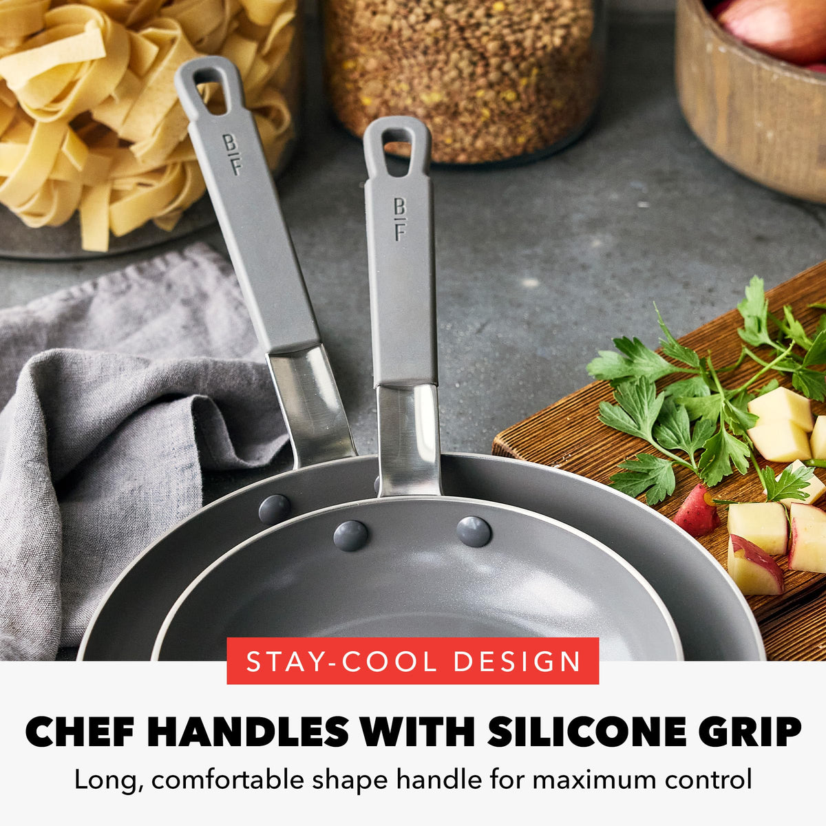 Stainless Steel 12 Piece Nonstick Cookware Set U418