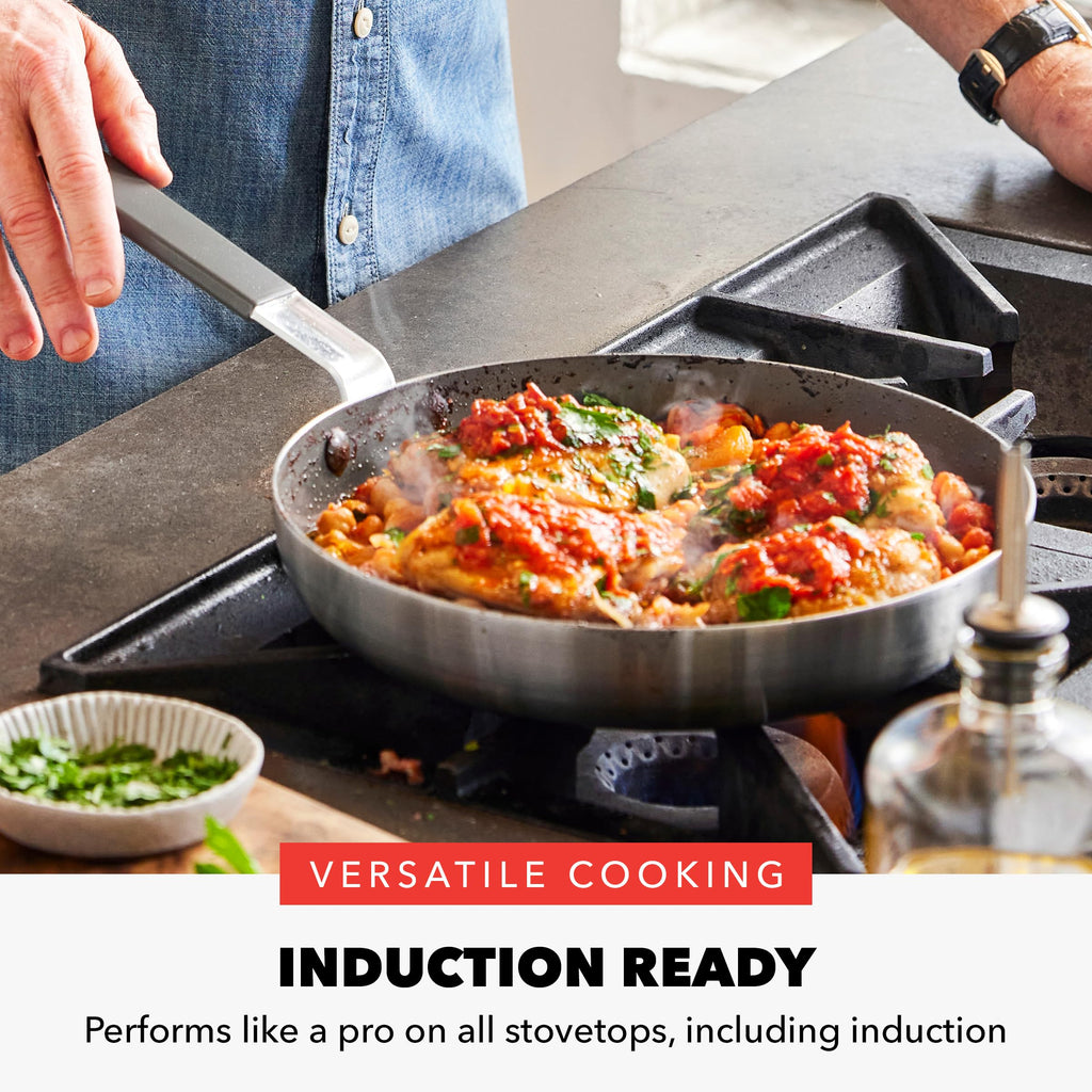 Stainless Steel 12 Piece Nonstick Cookware Set U418